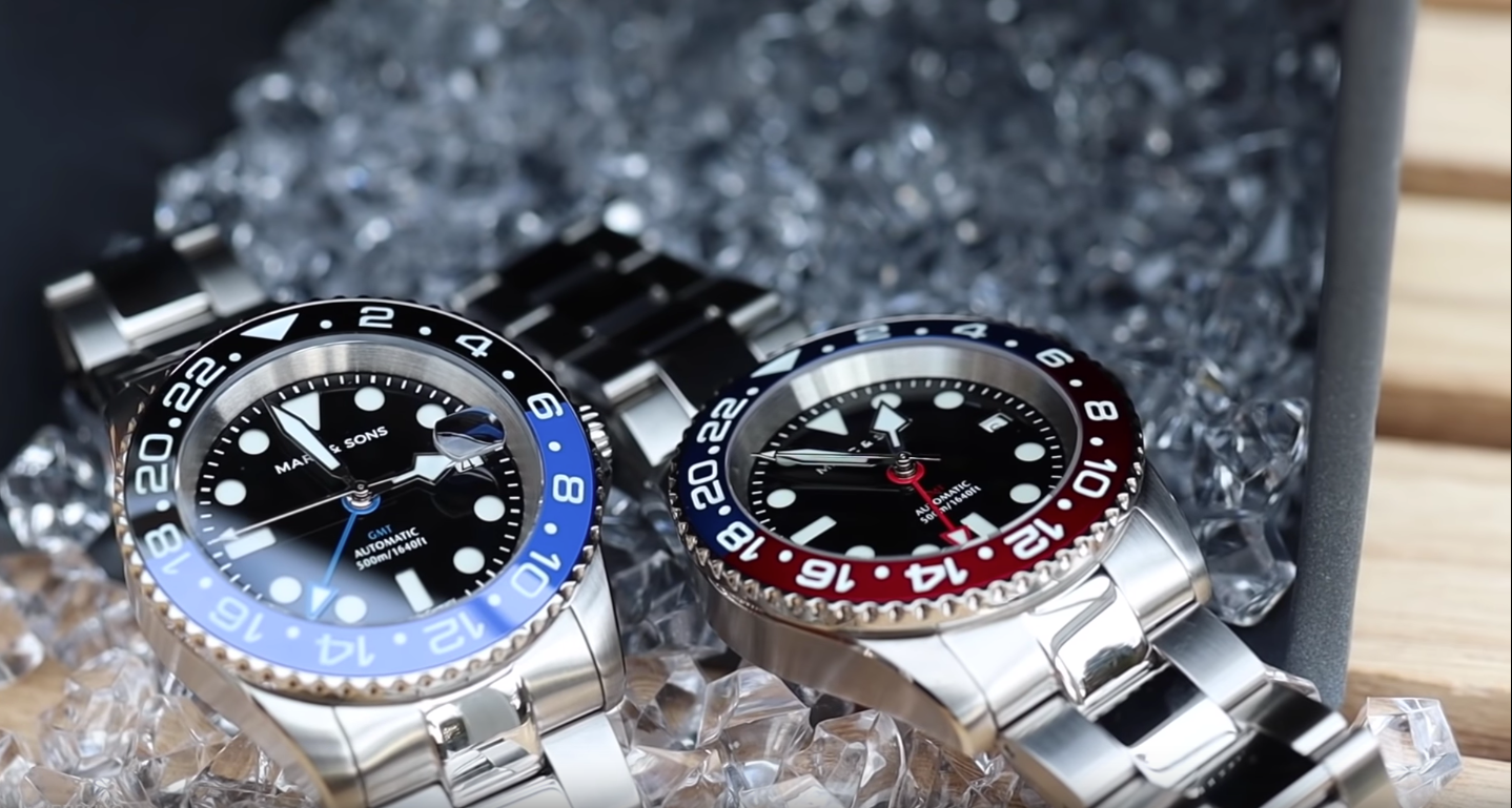 MARC & SONS Automatic GMT | MSG-007-1S / MSG-007-7S | Review | Test | Deutsch