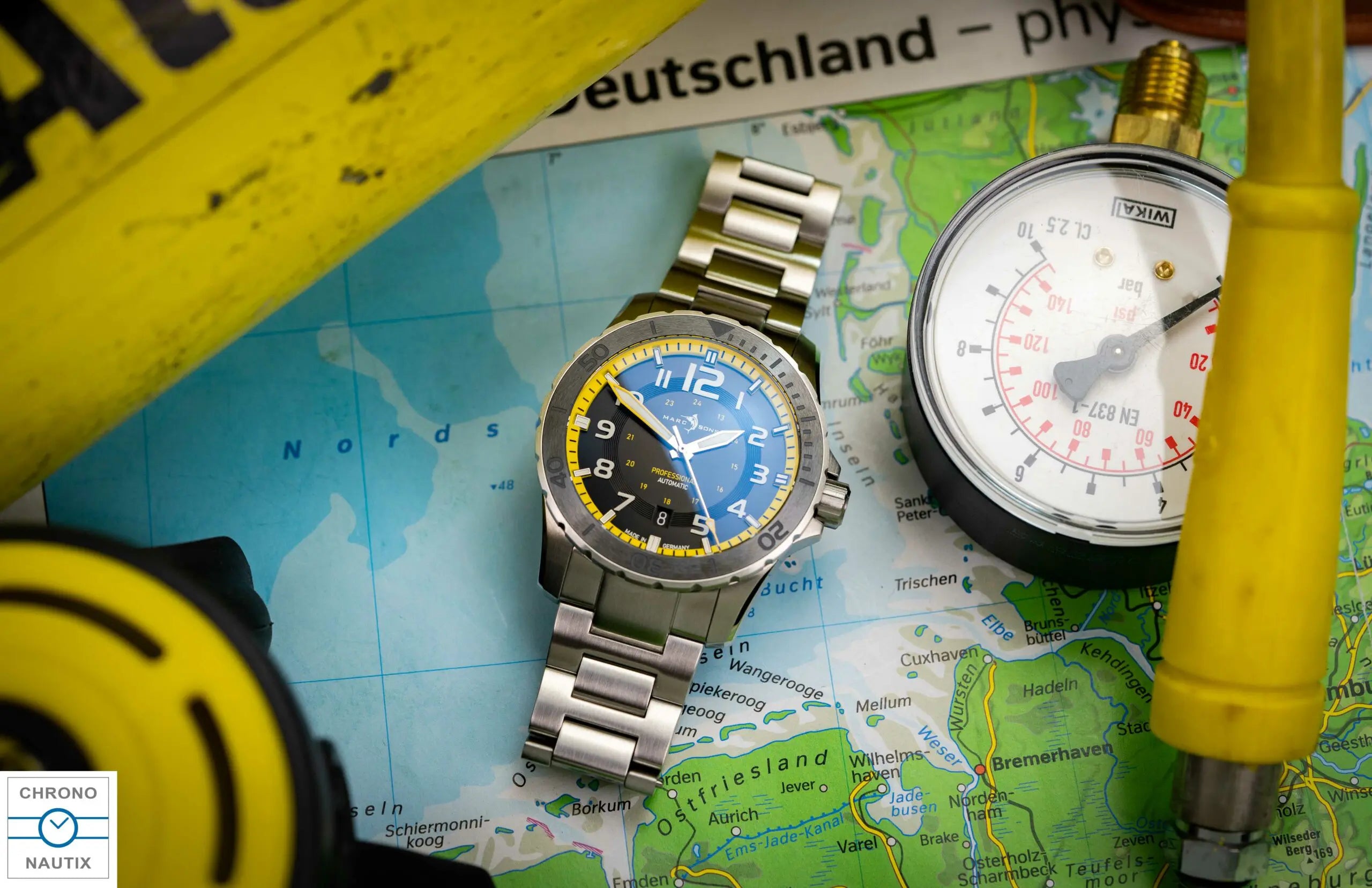 Test unseres neuen Modells MARC & SONS Sport Professional Yellow Black Ceramic