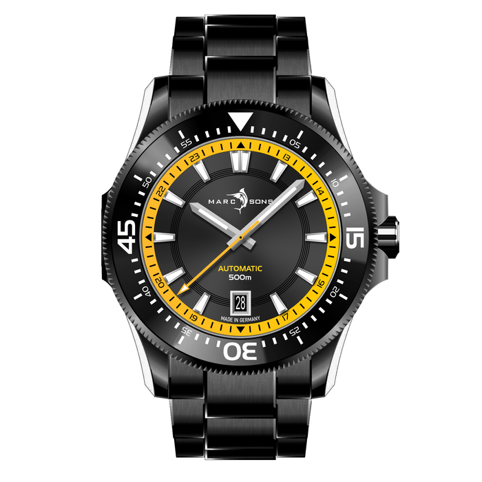 Military Diver Black DLC - 42.5mm