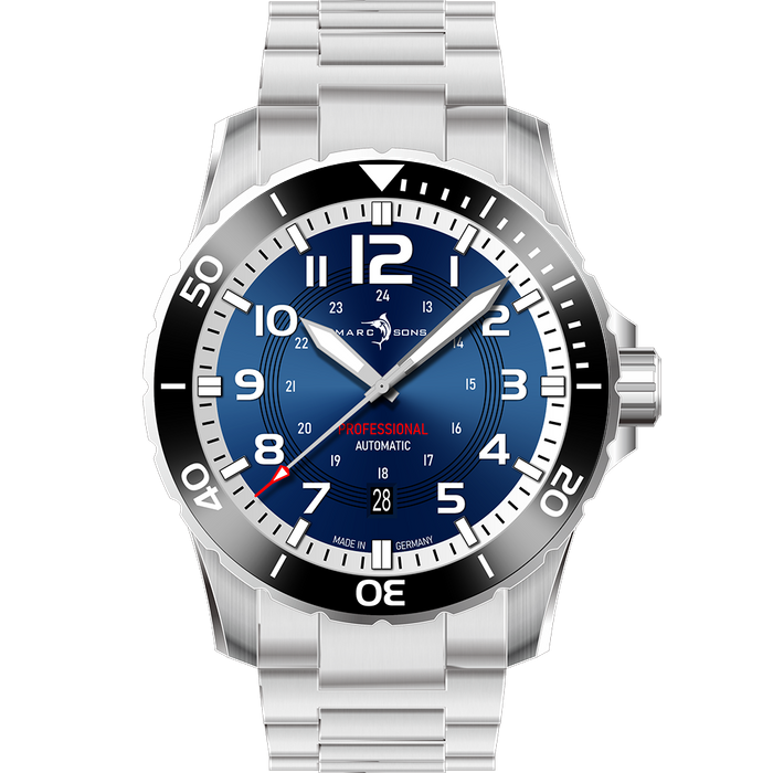 Blue Silver Ceramic - 42,5mm