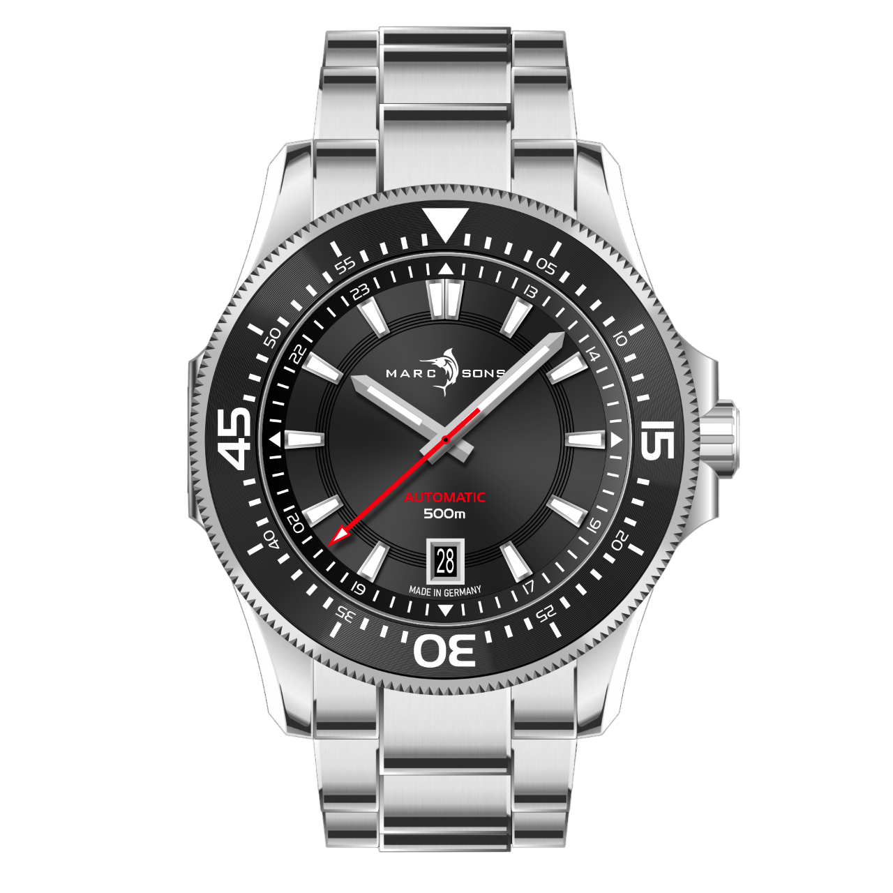 Military Diver Black - 42.5mm