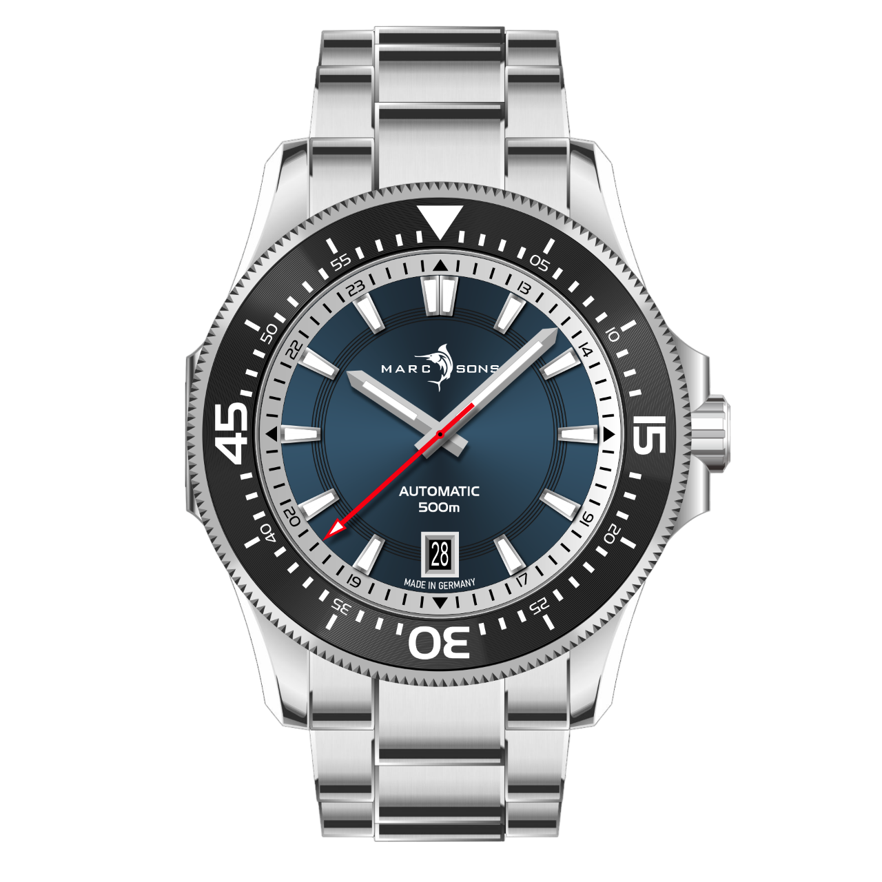 Military Diver Blue White - 42,5 mm