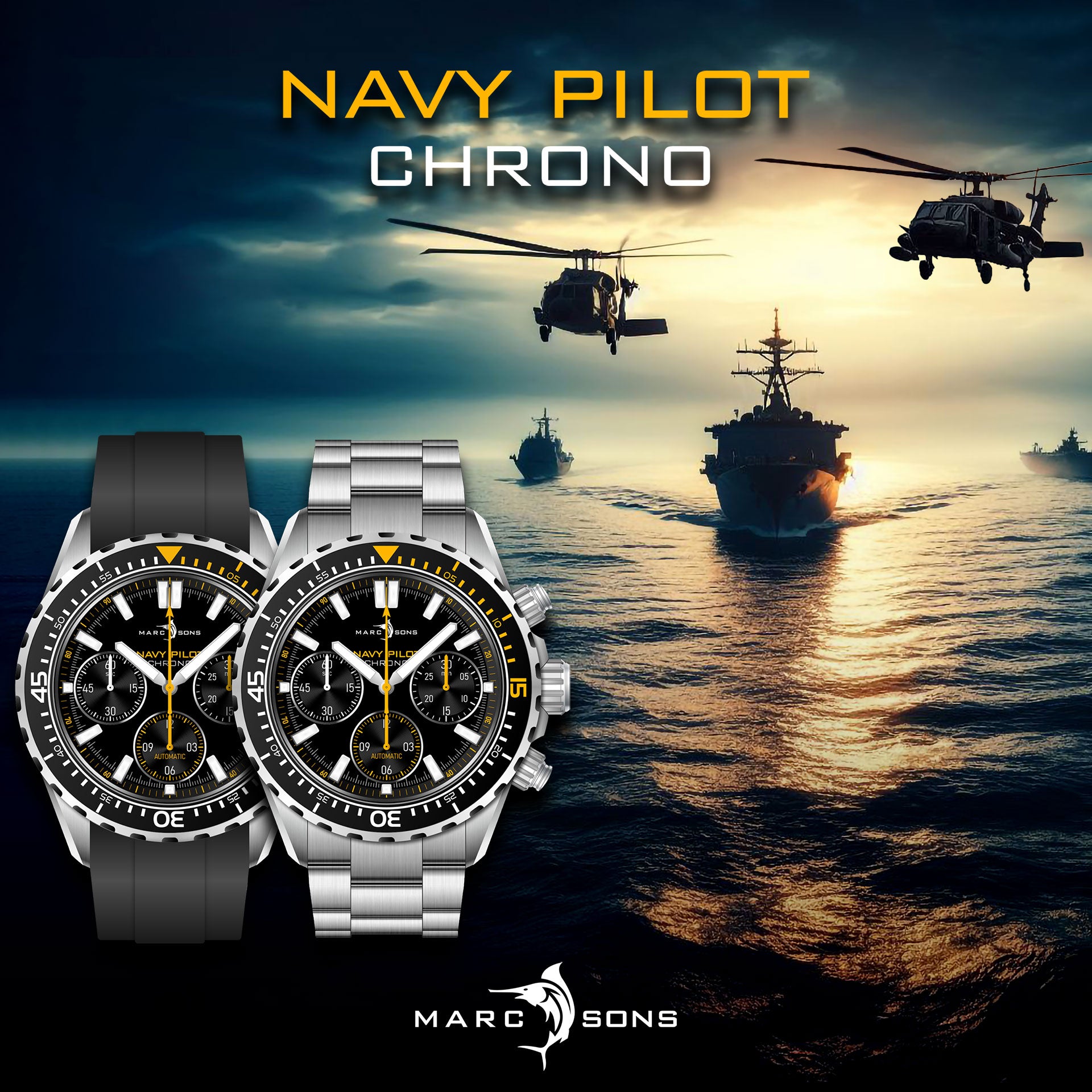 Navy Pilot Chronograph
